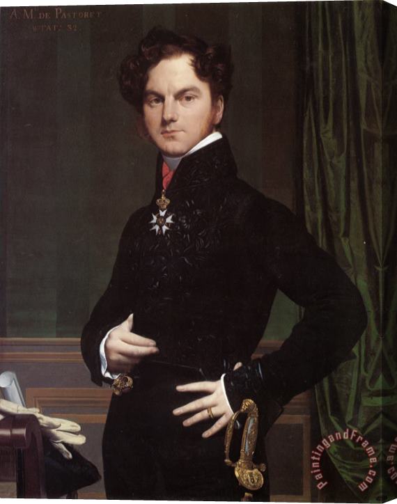 Jean Auguste Dominique Ingres Amedeedavid, Comte De Pastoret Stretched Canvas Painting / Canvas Art