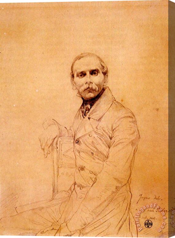 Jean Auguste Dominique Ingres Franz Adolf Von Stuerler Stretched Canvas Painting / Canvas Art