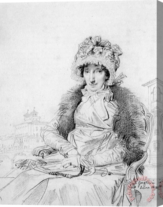 Jean Auguste Dominique Ingres Mrs John Mackie, Born Dorothea Sophia De Champs Stretched Canvas Print / Canvas Art
