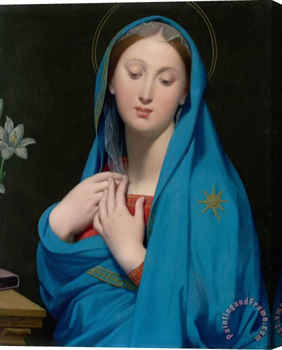 Jean Auguste Dominique Ingres Virgin of The Adoption Stretched Canvas Painting / Canvas Art