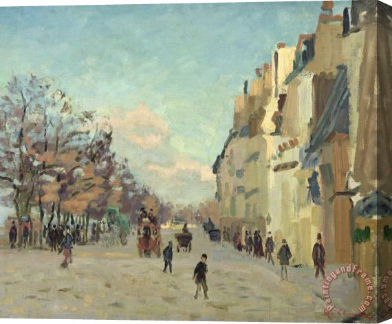 Jean Baptiste Armand Guillaumin Paris Quai de Bercy Snow Effect Stretched Canvas Painting / Canvas Art