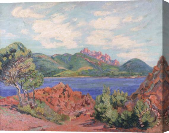 Jean Baptiste Armand Guillaumin The Bay of Agay Stretched Canvas Painting / Canvas Art