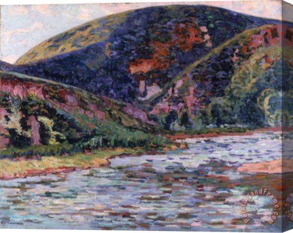 Jean Baptiste Armand Guillaumin The Creuse In Summertime Stretched Canvas Painting / Canvas Art