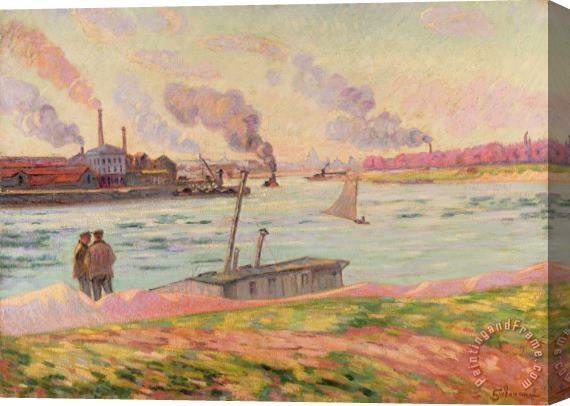Jean Baptiste Armand Guillaumin The Pointe D'ivry Stretched Canvas Painting / Canvas Art