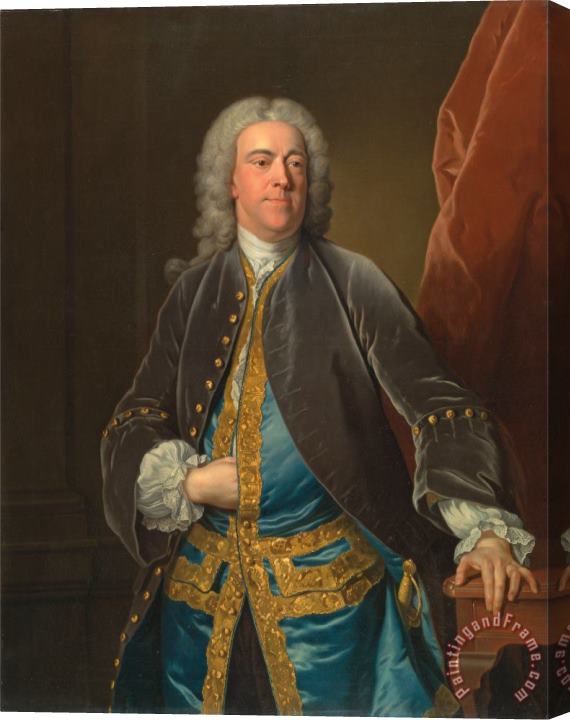 Jean-Baptiste Van Loo The Rt. Honorable Stephen Poyntz, of Midgeham, Berkshire Stretched Canvas Print / Canvas Art
