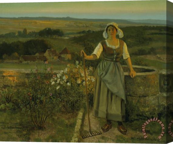 Jean Beauduin The Gleaner Stretched Canvas Painting / Canvas Art