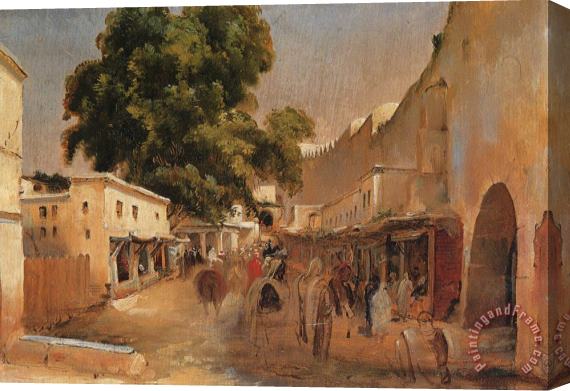 Jean Charles Langlois Algeria Stretched Canvas Print / Canvas Art