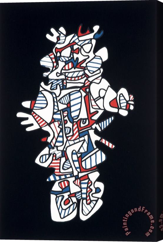 Jean Dubuffet Epiphanor, From Presences Fugace (fleeting Presences), 1973 Stretched Canvas Painting / Canvas Art