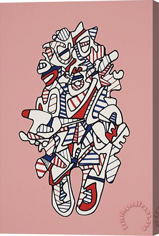 Jean Dubuffet Objectador, From Presences Fugaces, 1973 Stretched Canvas Painting / Canvas Art