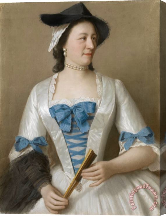 Jean-Etienne Liotard Jeanne Elisabeth Sellon Stretched Canvas Painting / Canvas Art