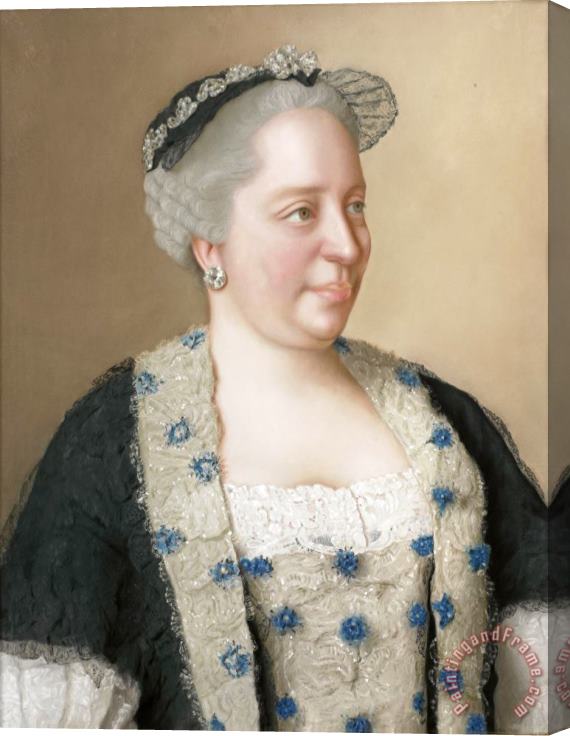 Jean-Etienne Liotard Maria Theresia Van Oostenrijk Stretched Canvas Painting / Canvas Art
