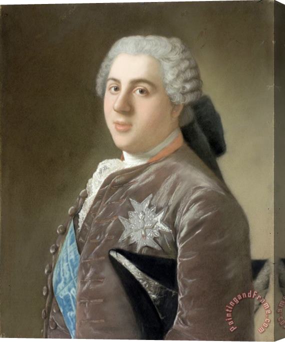 Jean-Etienne Liotard Portret Van Louis De Bourbon (1729 65), Dauphin Van Frankrijk Stretched Canvas Painting / Canvas Art