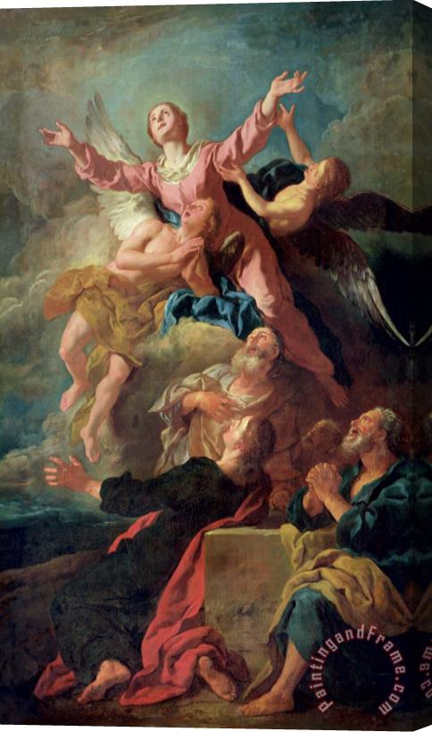 Jean Francois de Troy The Assumption of the Virgin Stretched Canvas Painting / Canvas Art