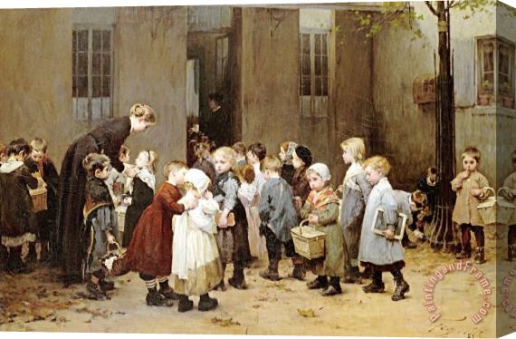 Jean Geoffroy Back to School Stretched Canvas Painting / Canvas Art