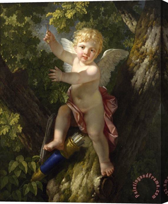 Jean-Jacque-Francois le Barbier Cupid in a Tree Stretched Canvas Painting / Canvas Art