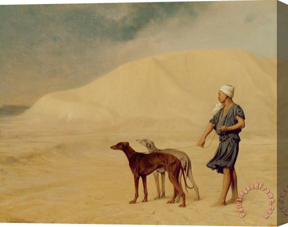 Jean Leon Gerome In the Desert Stretched Canvas Print / Canvas Art