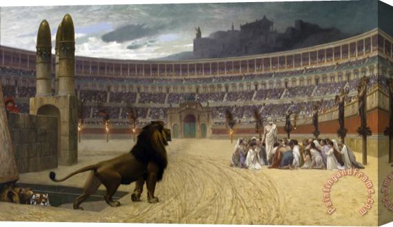 Jean Leon Gerome The Christian Martyrs' Last Prayer Stretched Canvas Painting / Canvas Art