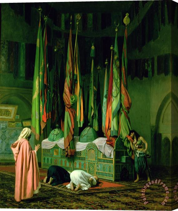 Jean Leon Gerome The Shrine of Imam Hussein Stretched Canvas Print / Canvas Art