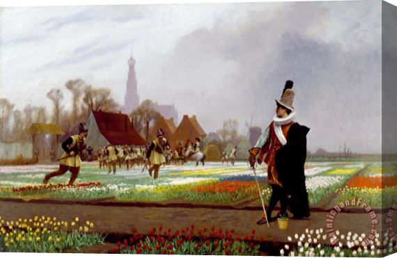 Jean Leon Gerome The Tulip Folly Stretched Canvas Painting / Canvas Art