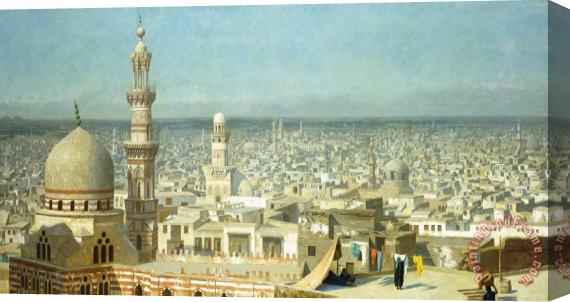 Jean Leon Gerome View Of Cairo Stretched Canvas Painting / Canvas Art