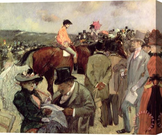 Jean Louis Forain The Horse Race Stretched Canvas Print / Canvas Art