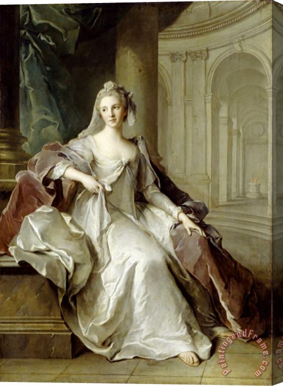 Jean Marc Nattier Madame Henriette De France As a Vestal Virgin Stretched Canvas Print / Canvas Art