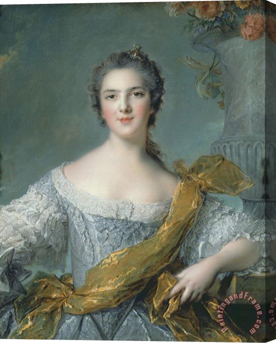 Jean Marc Nattier Victoire de France at Fontevrault Stretched Canvas Painting / Canvas Art
