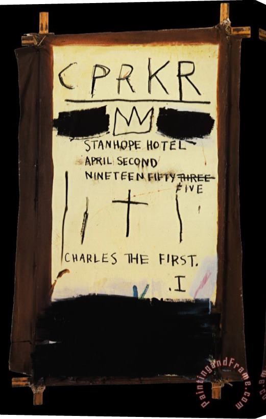 Jean-michel Basquiat Cprkr Stretched Canvas Print / Canvas Art