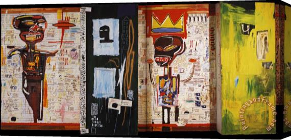 Jean-michel Basquiat Grillo Stretched Canvas Painting / Canvas Art