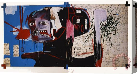Jean-michel Basquiat La Colomba Stretched Canvas Print / Canvas Art