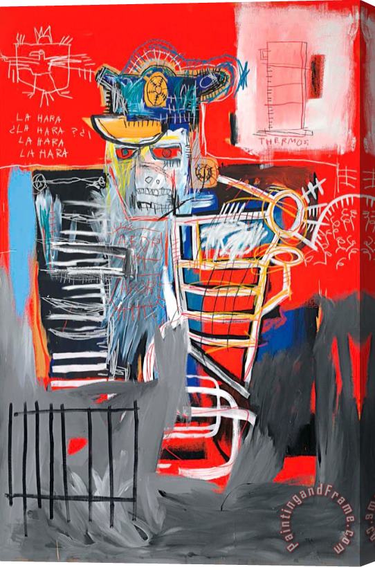 Jean-michel Basquiat La Hara, 1981 Stretched Canvas Painting / Canvas Art