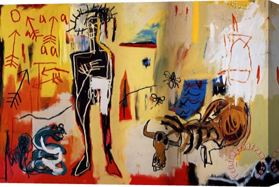 Jean-michel Basquiat Poison Oasis Stretched Canvas Print / Canvas Art