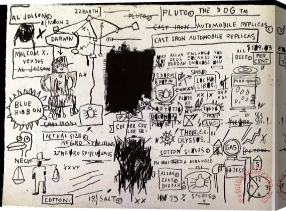 Jean-michel Basquiat Replicas Stretched Canvas Print / Canvas Art