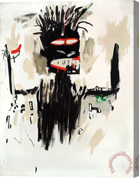 Jean-michel Basquiat Self Portrait, 1988 Stretched Canvas Painting / Canvas Art