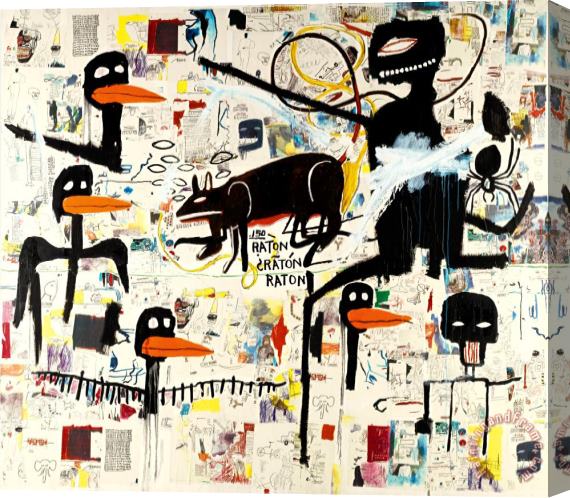 Jean-michel Basquiat Tenor Stretched Canvas Print / Canvas Art