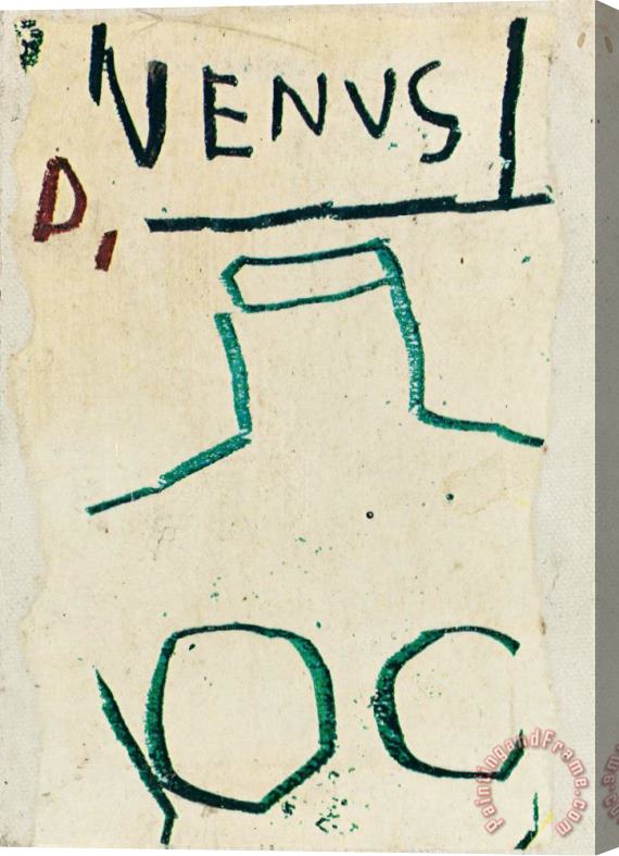 Jean-michel Basquiat Untitled (venus) Stretched Canvas Painting / Canvas Art