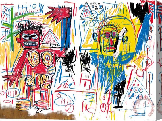 Jean-michel Basquiat Untitled, 1982 Stretched Canvas Painting / Canvas Art