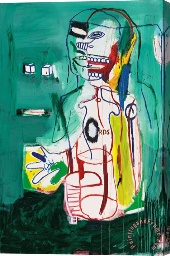 Jean-michel Basquiat Untitled, 1984 Stretched Canvas Painting / Canvas Art