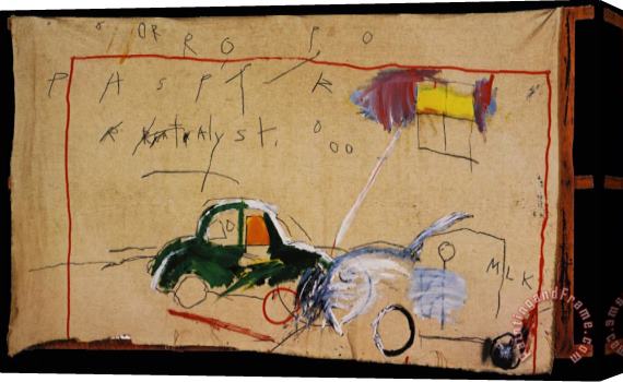 Jean-michel Basquiat Untitled 2 Stretched Canvas Print / Canvas Art