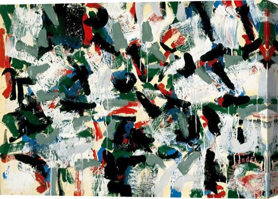 Jean-paul Riopelle Eskimo Mask, 1955 Stretched Canvas Painting / Canvas Art