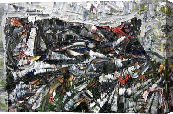 Jean-paul Riopelle Falaise, 1966 Stretched Canvas Print / Canvas Art