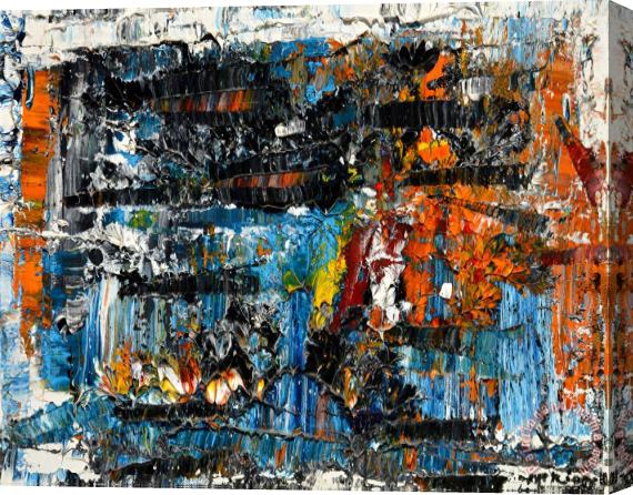 Jean-paul Riopelle Nouvelles Impressions Stretched Canvas Painting / Canvas Art