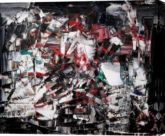 Jean-paul Riopelle Printanier, 1977 Stretched Canvas Painting / Canvas Art