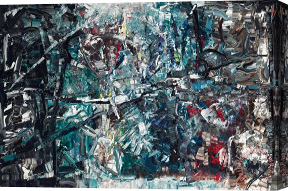 Jean-paul Riopelle St. Paul, 1966 Stretched Canvas Painting / Canvas Art