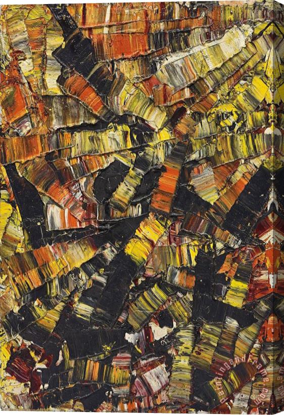 Jean-paul Riopelle Untitled, 1955 Stretched Canvas Painting / Canvas Art