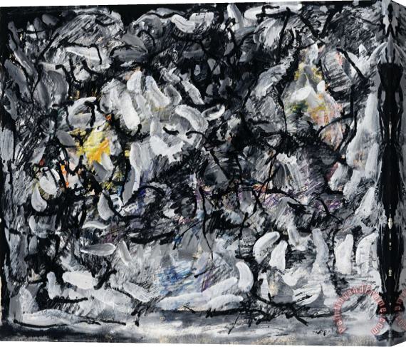 Jean-paul Riopelle Untitled, 1962 Stretched Canvas Painting / Canvas Art