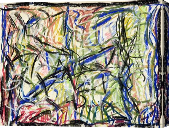 Jean-paul Riopelle Untitled, 1969 Stretched Canvas Painting / Canvas Art