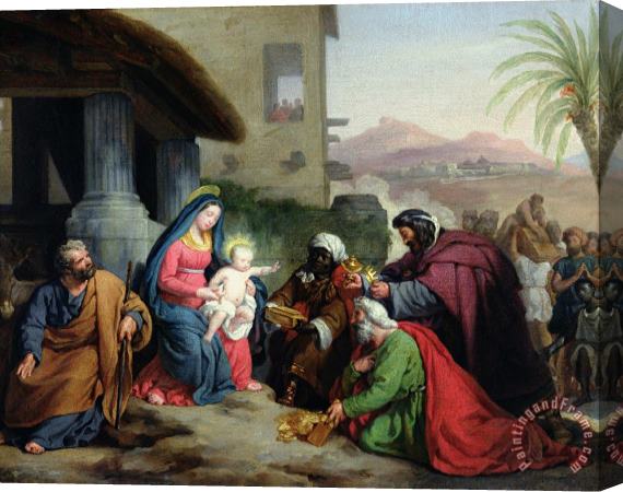 Jean Pierre Granger The Adoration of the Magi Stretched Canvas Painting / Canvas Art