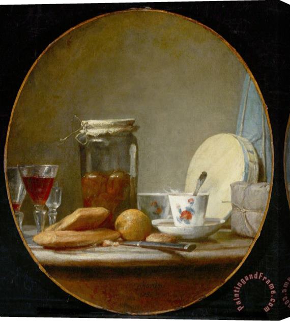 Jean-Simeon Chardin Jar of Apricots Stretched Canvas Painting / Canvas Art