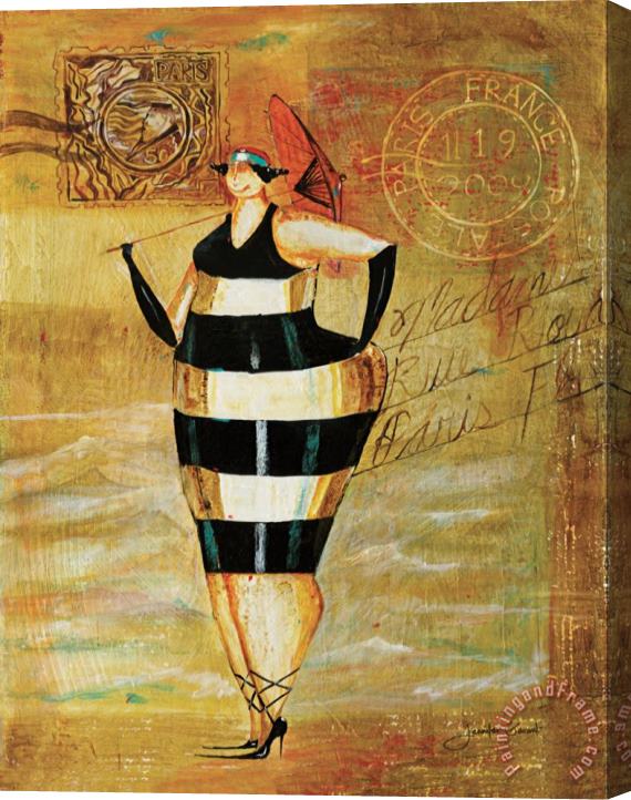 Jennifer Garant Baigneur De Soleil I Stretched Canvas Print / Canvas Art